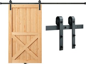 Tolóajtó rendszer Barn Door Csendes rendszer akasztókkal J 2,4 m