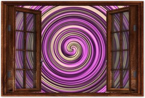 Poszter 90x60 Csiga lila