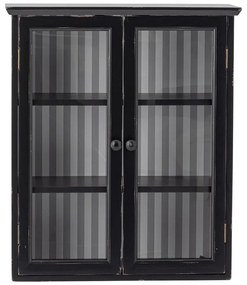 Fekete jegenyefenyő függő tálalószekrény 51,5x66,5x22,5 cm Hazem – Bloomingville