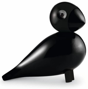 Bojesen Denmark Songbird Ravn fekete dekorációs figura tömör bükkfából - Kay