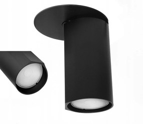 Mennyezeti lámpa, Süllyesztett modern mintás 1xGU10 spot fekete Kiváló minőség