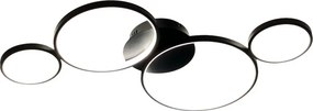 MILAGRO ML1047 Modern LED Mennyezeti Lámpa Fekete LED IP20