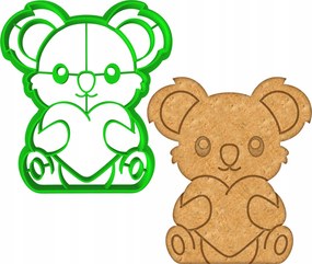 MĂ©zeskalĂĄcs lyukasztĂł Nagymama Napja Nagypapa Valentin nap SzĂv 8,5cm