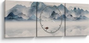 Kép - Kék-hegyi völgy (órával) (90x30 cm)