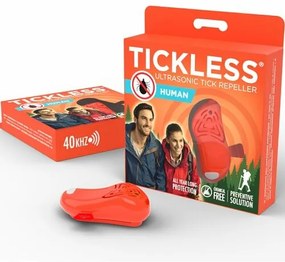 TICKLESS® HUMAN Ultrahangos kullancs- ésbolha-riasztó embereknek, narancssárga