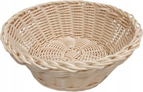 Kerek kosár 20 cm Sino krémszínű