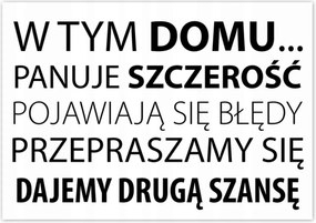 Poszterek 100x70 Szöveg Ebben a házban
