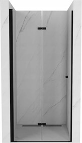 Mexen LIMA zuhany összecsukható ajtó zuhanykabinhoz 110 cm, fekete-átlátszó, 856-110-000-70-00