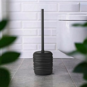 Fekete kerámia WC-kefe Illana – Wenko