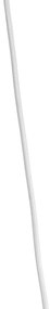 Rusztikus lógólámpa fehér 60 cm - Corda
