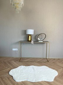 Vajpuha ovális shaggy sebano Fehér (white) 67x110