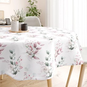 Goldea kör alkó pamut terítő deluxe - zsenge rózsák Ø 100 cm