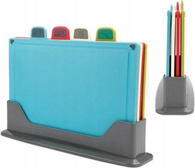 Konyhai vágódeszka Készlet 4 db-os konyhai Vágódeszka műanyag színes