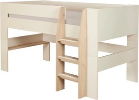 Bézs galéria gyerekágy ágyrács nélkül 90x200 cm Loft – Roba