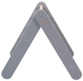 Szürke borovi fenyő pikler háromszög 46x87x60 cm Montessori – Meowbaby