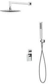 Cersanit S952-012 - MILLE zuhanyszett falba építhető csapteleppel, króm