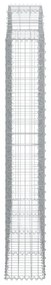 vidaXL íves horganyzott vas gabion kosár 200x30x180/200 cm