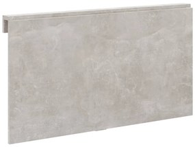 betonszürke szerelt fa összecsukható fali asztal 100x60x56 cm