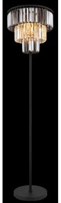 Globo 15695S - Állólámpa NAXIS 3xE27/40W/230V átm. 40 cm fekete