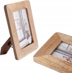 Abese fa álló dekoratív képkeret Boho belső 10x15 cm