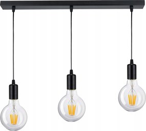 Zwis Edison Loft függesztett mennyezeti lámpa 3x E27