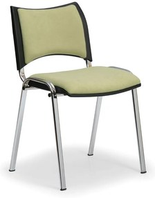 SMART konferencia szék - króm lábak, zöld