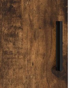 Fürdőszoba bútor szett 3 pcs Füstölt tölgy 61 x 35 x 64 cm