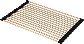 Gamma Gamma, feltekerhető mosogatószőnyeg 41,5 x 26,5 cm, arany-fekete, GMA-OR-GD