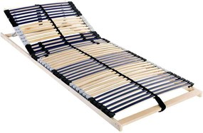 vidaXL Lécalap Barna 80 x 190 cm Tömör bükkfa