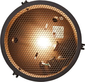 BRILLIANT HK19236S76 ZOIS Loft Mennyezeti Lámpa Matt Fekete E27 IP20