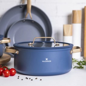 Valdinox Giovanni lábas, fedővel 24 cm, 4,3 l, 4,3 l