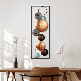 Textured fém fali dekoráció, 32 cm – TR891TNL2404