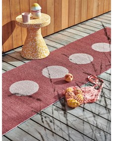 Világospiros kültéri-beltéri szőnyeg 70x50 cm Vera Pop Blush – Pappelina