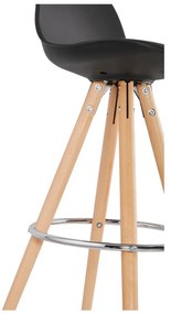 Anau fekete bárszék, ülésmagasság 64 cm - Kokoon