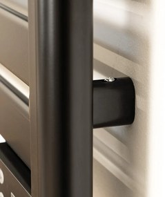 Elektromos törölközőszárító radiátor 500W fekete