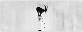 Fotótapéták 250x93 Kozica Banksy Hegyi gazella Nincs magánélet Falfestmény
