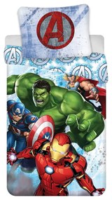 Avengers Heroes pamut gyerek ágyneműhuzat, 140 x 200 cm - Jerry Fabrics