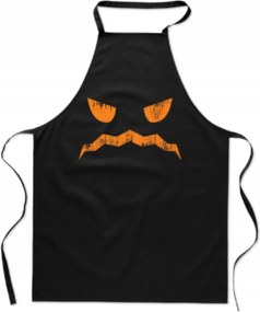 Konyhai Kötény Halloween nyomott mintával Ijesztő Vicces Mosoly Tök