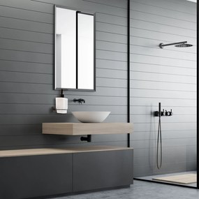 Rea tartozékok, fürdőszobai mosószer adagoló Oste 06, fekete, REA-80047