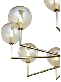 Jupiter 1977 - Csillár rúdon FEME 10xG9/10W/230V arany/bézs