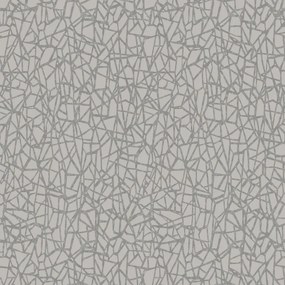 Ezüstszürke Geometrikus Hálós Tapéta A Nappaliba