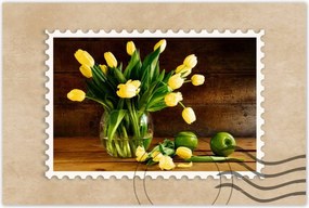 Poszterek 120x80 Sárga tulipánok