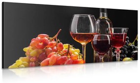 Kép olasz bor és szőlő