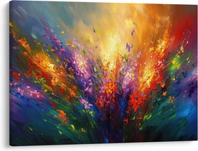Kép - A virágok absztrakciója (70x50 cm)