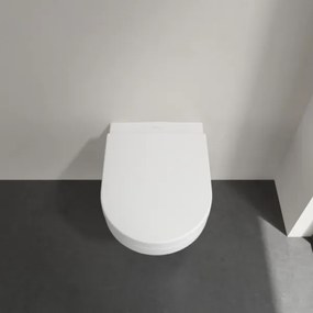 Villeroy & Boch 5684HRR1 - Fali WC SoftClose ülőkével ARCHITECTURA kerámia/fehér