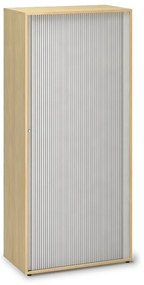 Magas lamellákkal ellátott szekrény ProOffice 80 x 45 x 178 cm, vadkörte