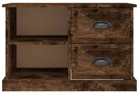 füstös tölgy színű szerelt fa TV-szekrény 73x35,5x47,5 cm