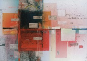 Fotótapéta Falra az előszoba konyhájába Absztrakt kompozíció 312x219