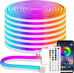 Rugalmas szilikon neon Rgb Led szalag 5 m 12 V iNextStation IP65
