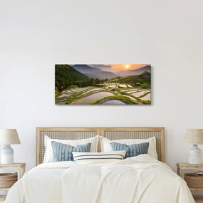 Kép - Rizsteraszok (120x50 cm)